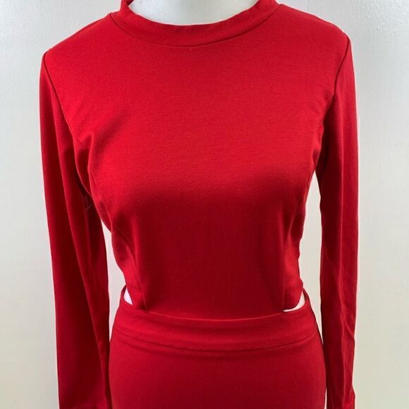 Amanda Uprichard Red Minka Dress Size S - Picture 4 of 10